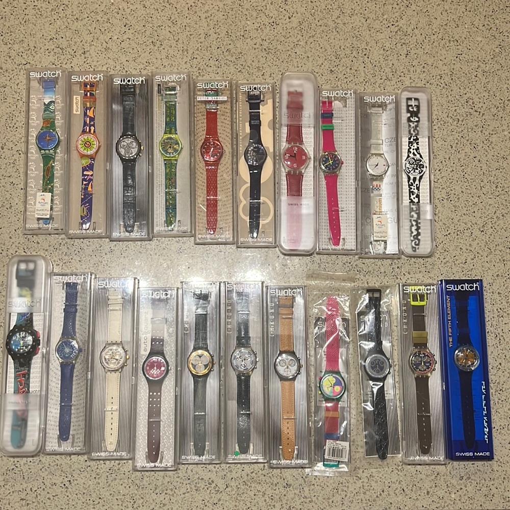 Vintage Swatch Watches (prices vary)